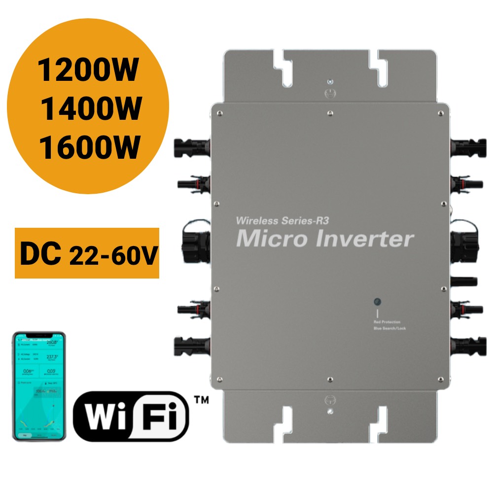 Micro Inverter 1400W Solar Grid Tie - Mikroinwerter solarny sieciowy 1200W 1400W 1600W