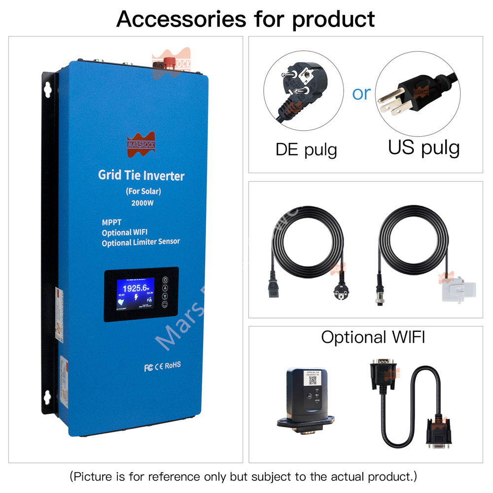 Inwerter solarny 2000W, 2-fazo – Grid Tie Inverter Limiter 2000W recenzja i cena