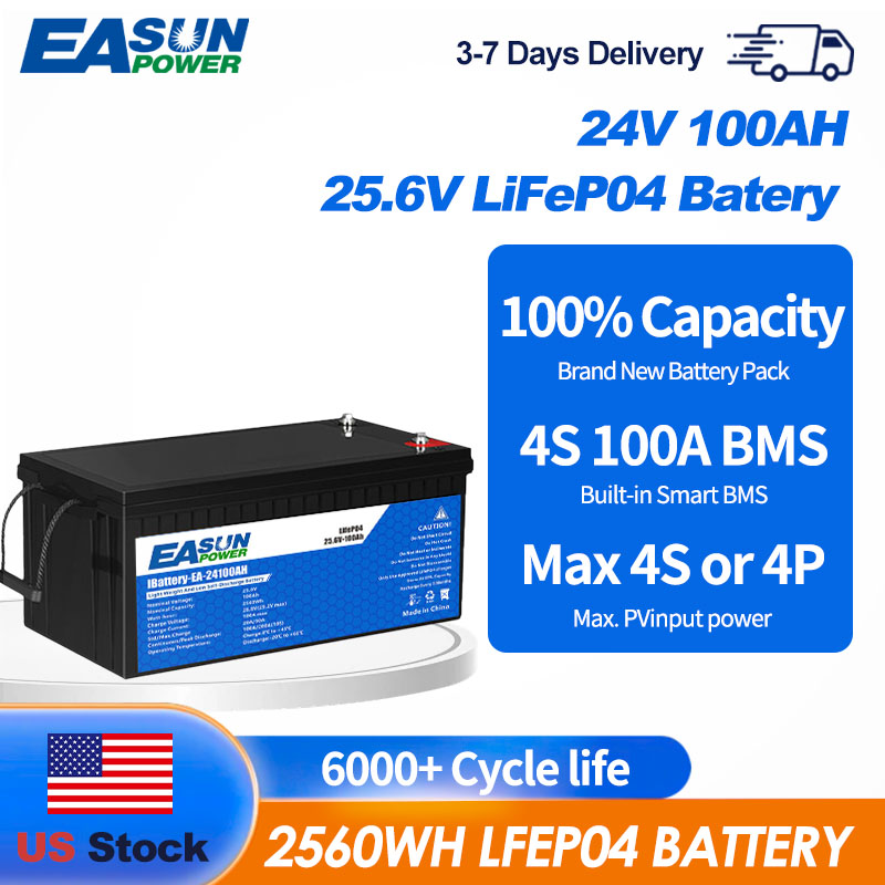 Easun Power 24V 100Ah Bateria  – Grid Tie Inverter Limiter 2000W recenzja i cena